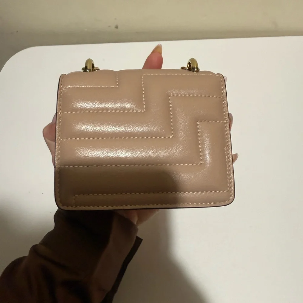 JIMMY CHOO
Micro Avenue Quad Gold Chain
Shoulder Bag,  New, Beige - Picture 6 of 8